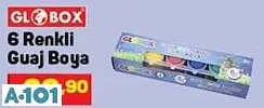 GLOBOX 6 RENKLİ GUAJ BOYA